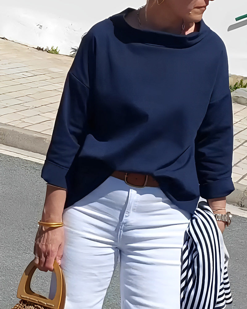 Women's Short Sleeve Top Modern Chic