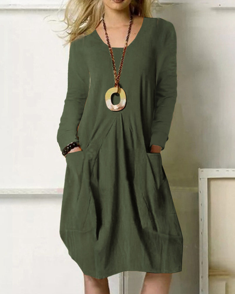 Practical Dress With Pockets for Women
