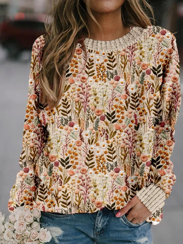Modische Strickpullover Frauen Trend - IdealeKleiden