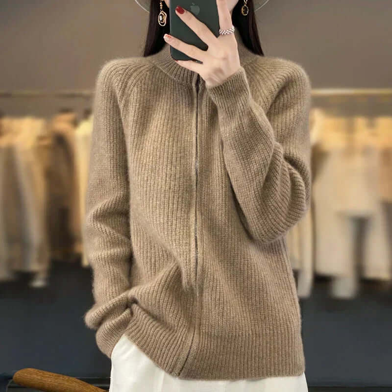 Women's Cardigan Elegant Long Sleeve Model