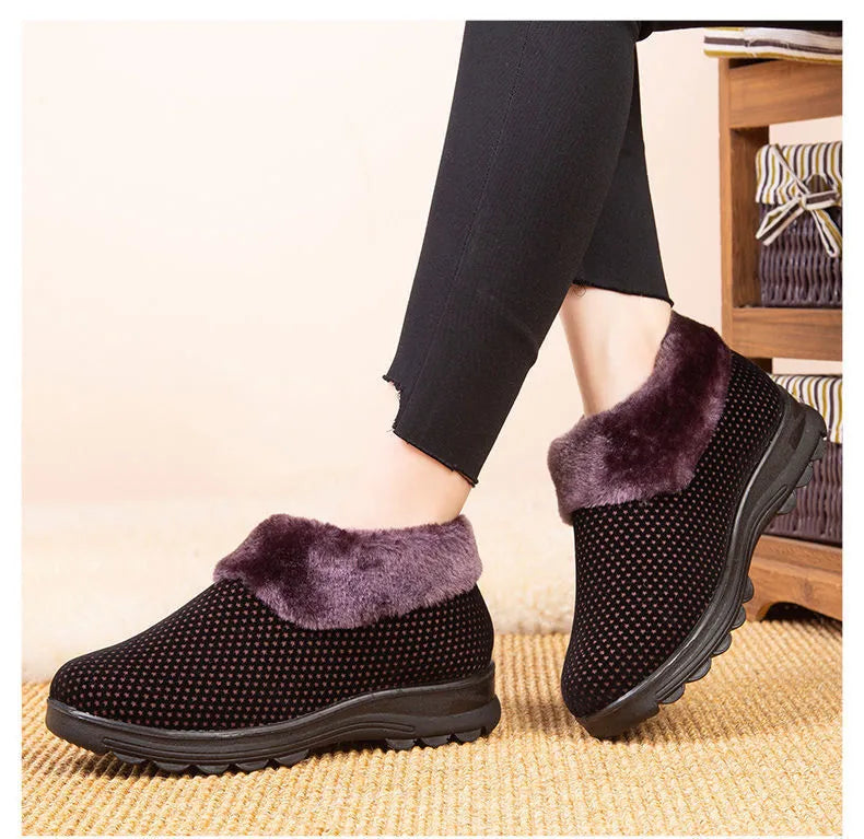 Women's Boots Warm Plush Lined