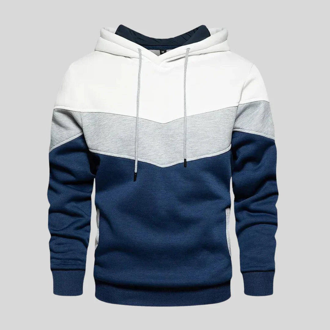 Men's Modern Patchwork Knit Sweater
