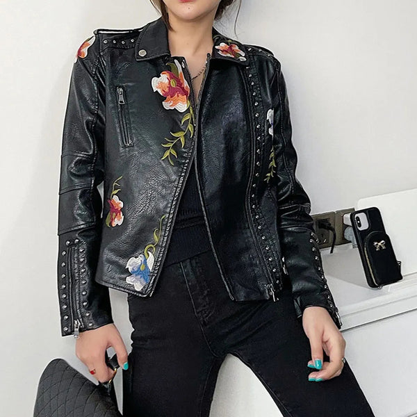 Women's Summer Jacket Floral Elegant