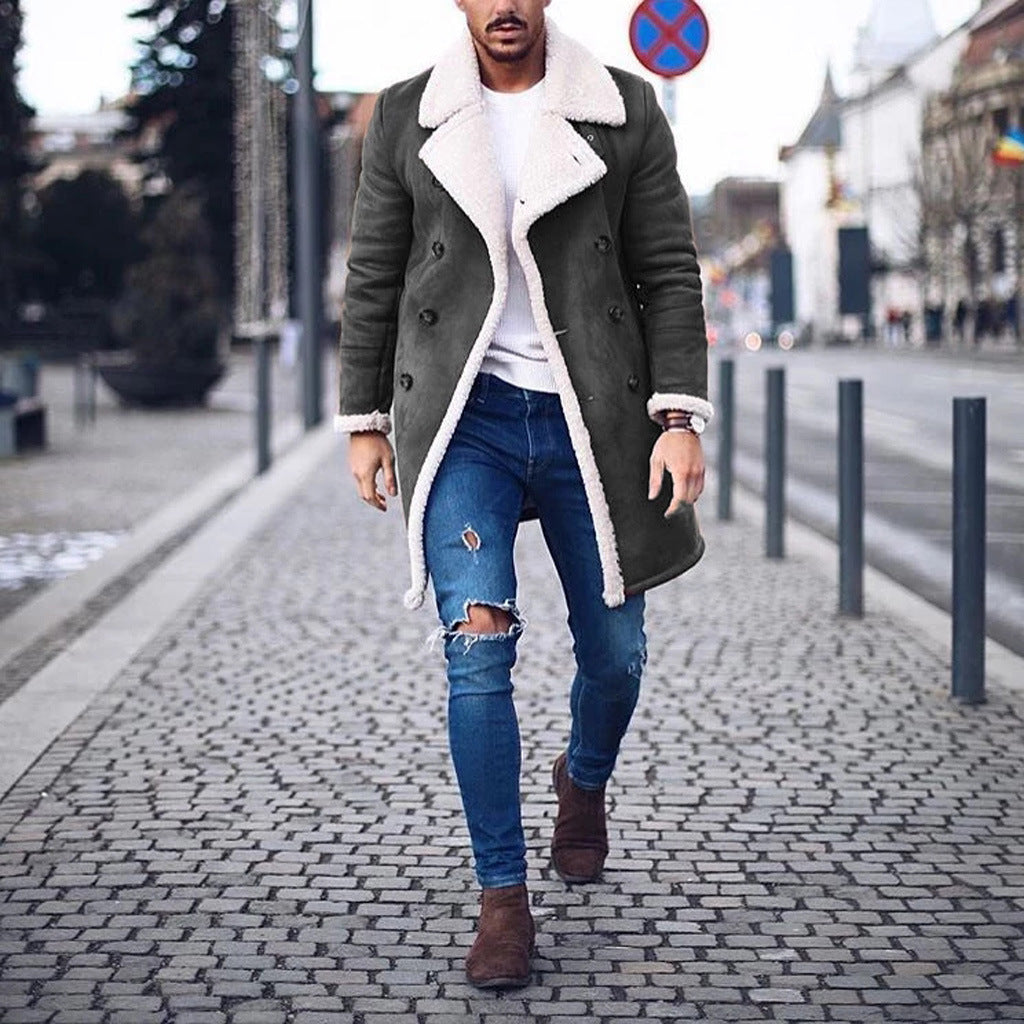 Men's Winter Coat Lined Warm Insulated