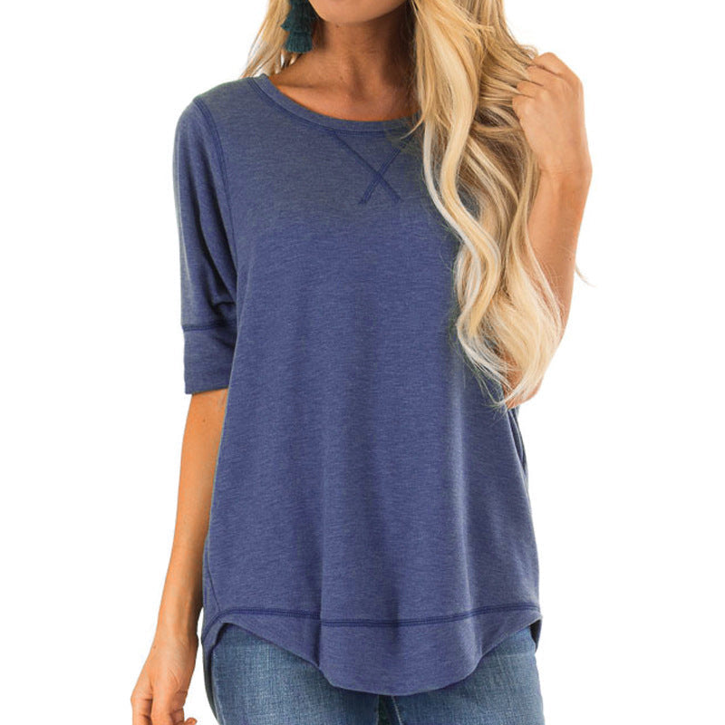 Damen Tierprint T-Shirt Trendy Sommerkleidung