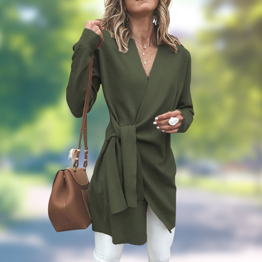 Comfortable Cardigan Generously Cut