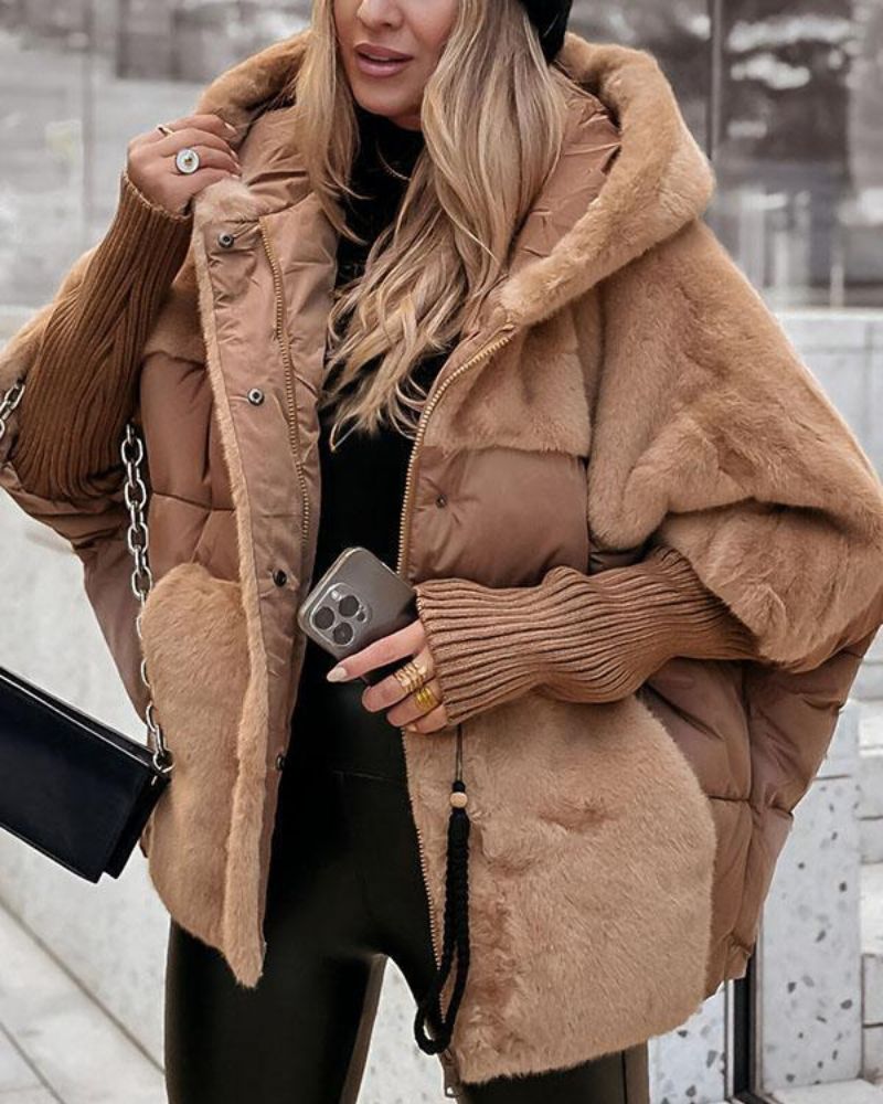 Hooded Jacket Warm Insulated