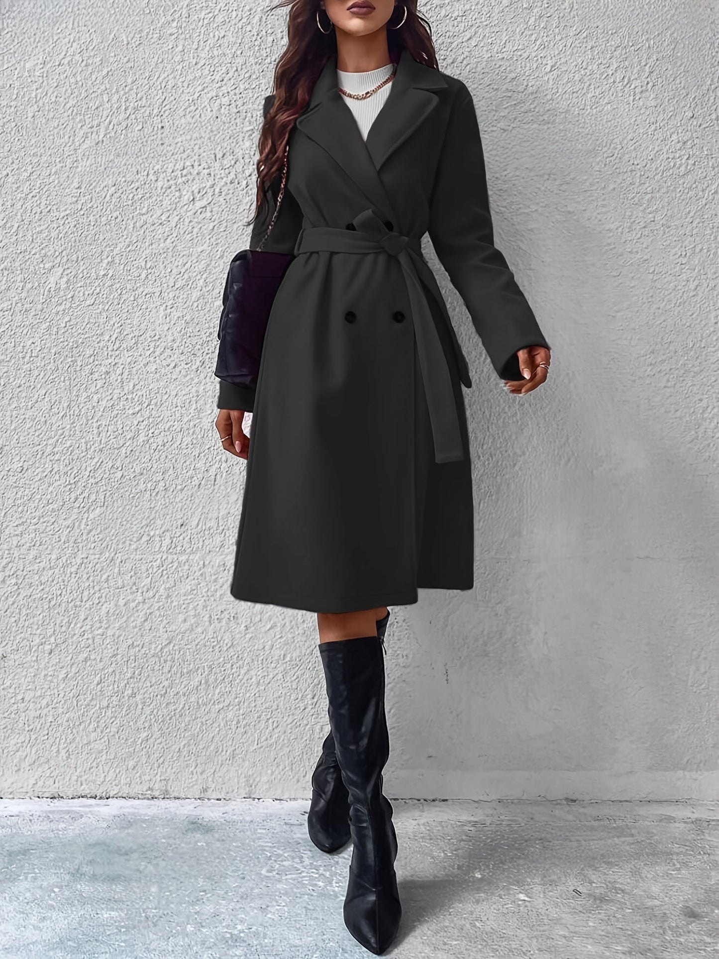 Elegant Trench Coat Women's Slim Fit Jacket