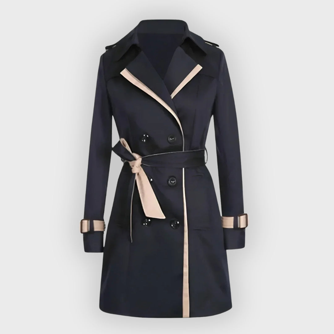 Long Women's Elegant Trench Coat