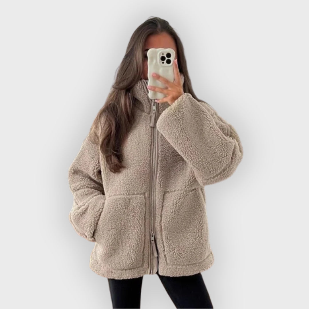 Oversized Fleece Jacket Warm and Comfortable