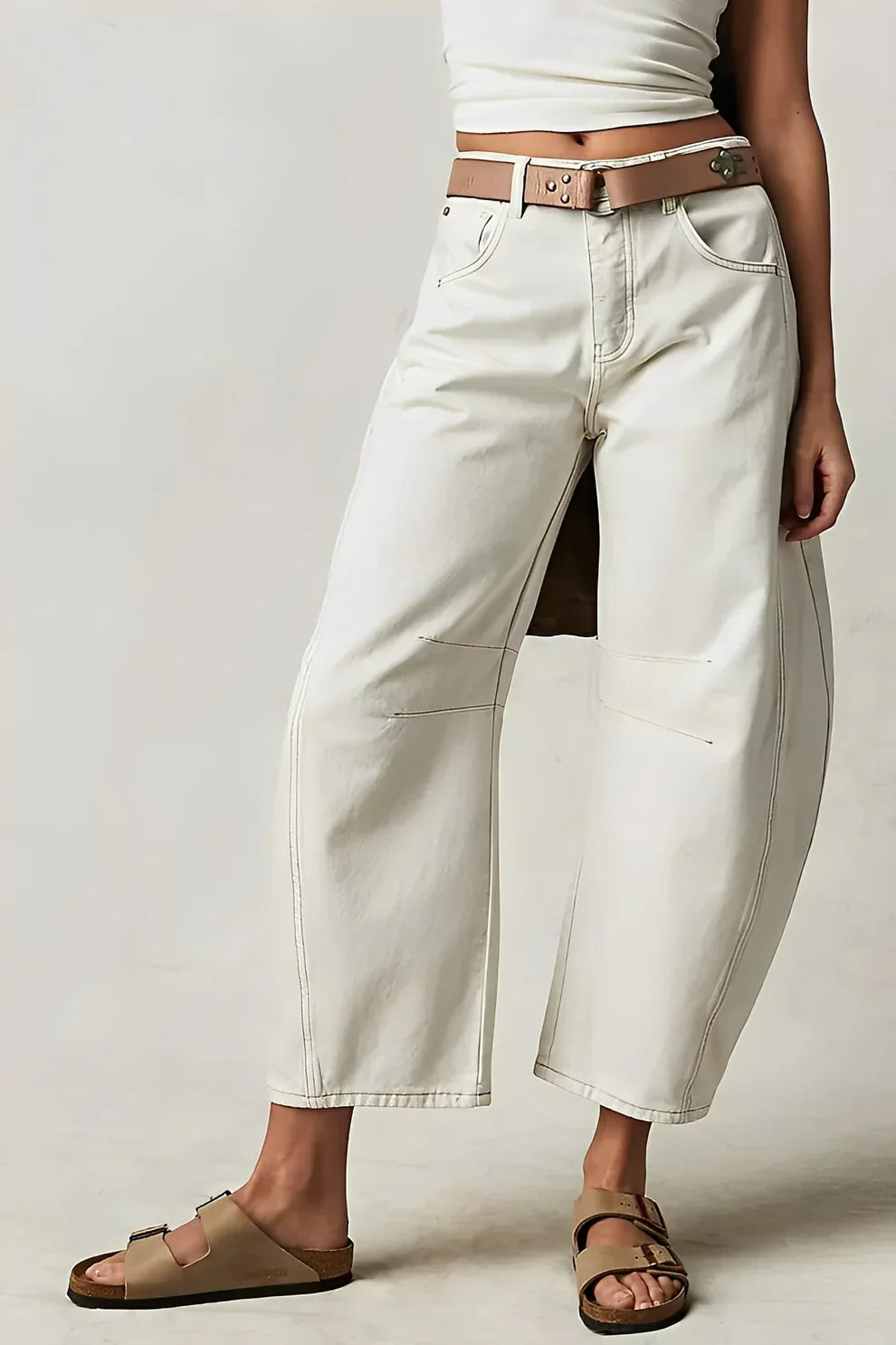 Women's Casual Jeans Comfortable Loose Fit
