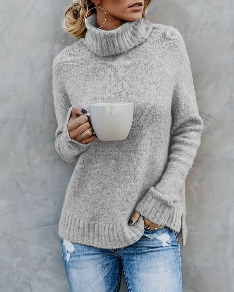 Stylish Women's Sweaters | Long-Sleeved Turtleneck Sweaters