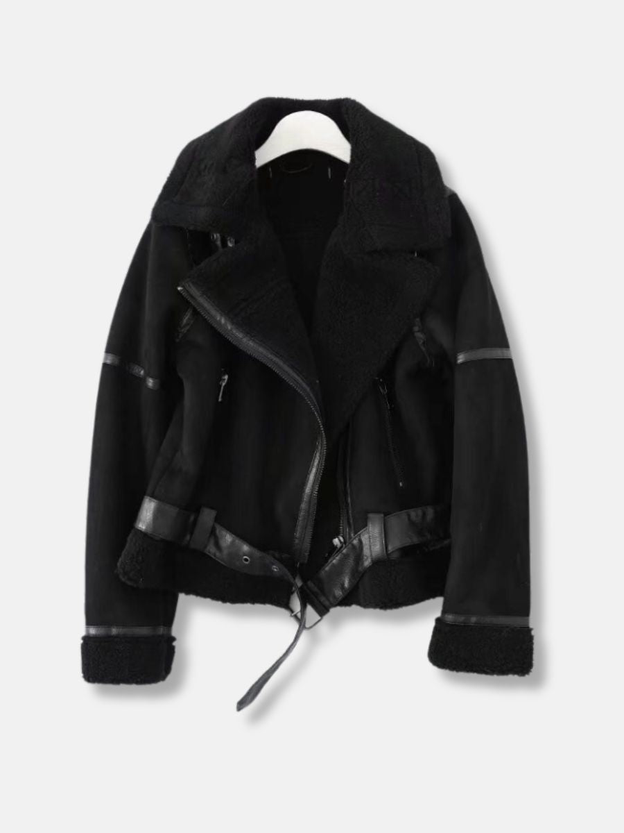 Women's Warm Faux Fur Lined Winter Coat