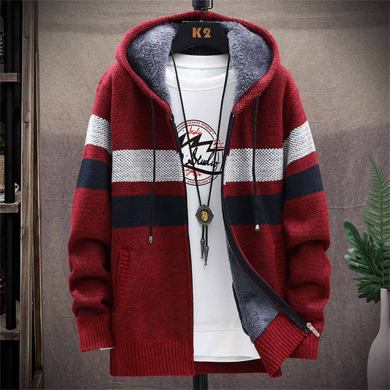 Men's Hooded Sweatshirt Warm Winter