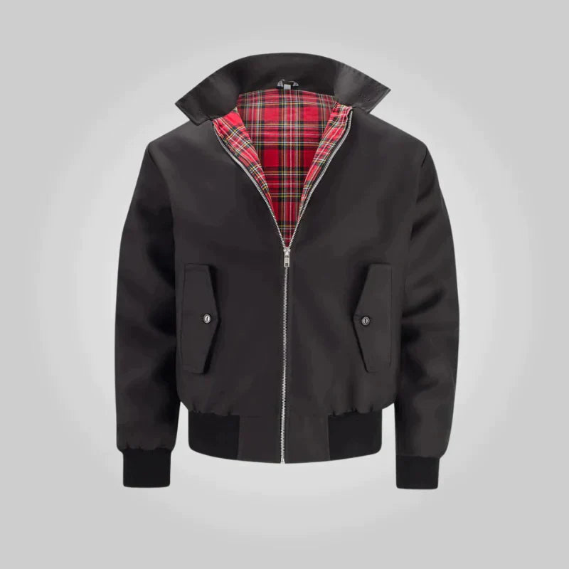 Stylish Vintage Look Bomber Jacket