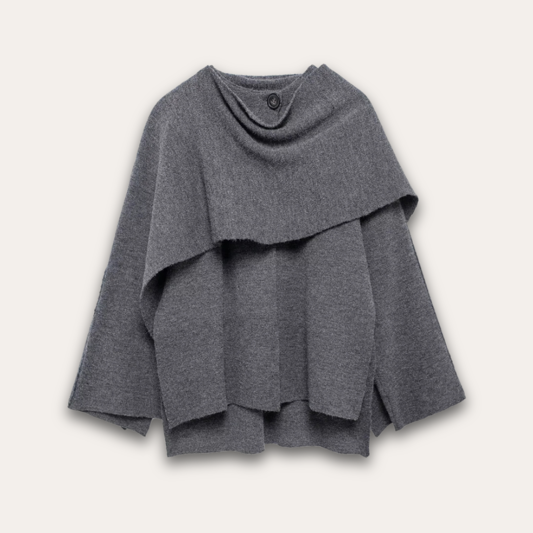 Fashionable Poncho Sweater for Women