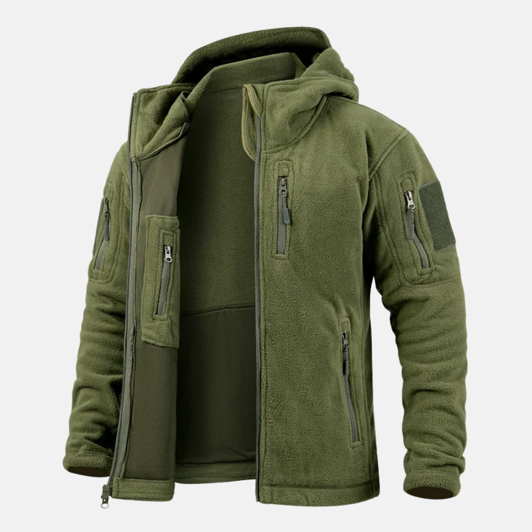 Tactical Fleece Jacket Sporty Hip-Length