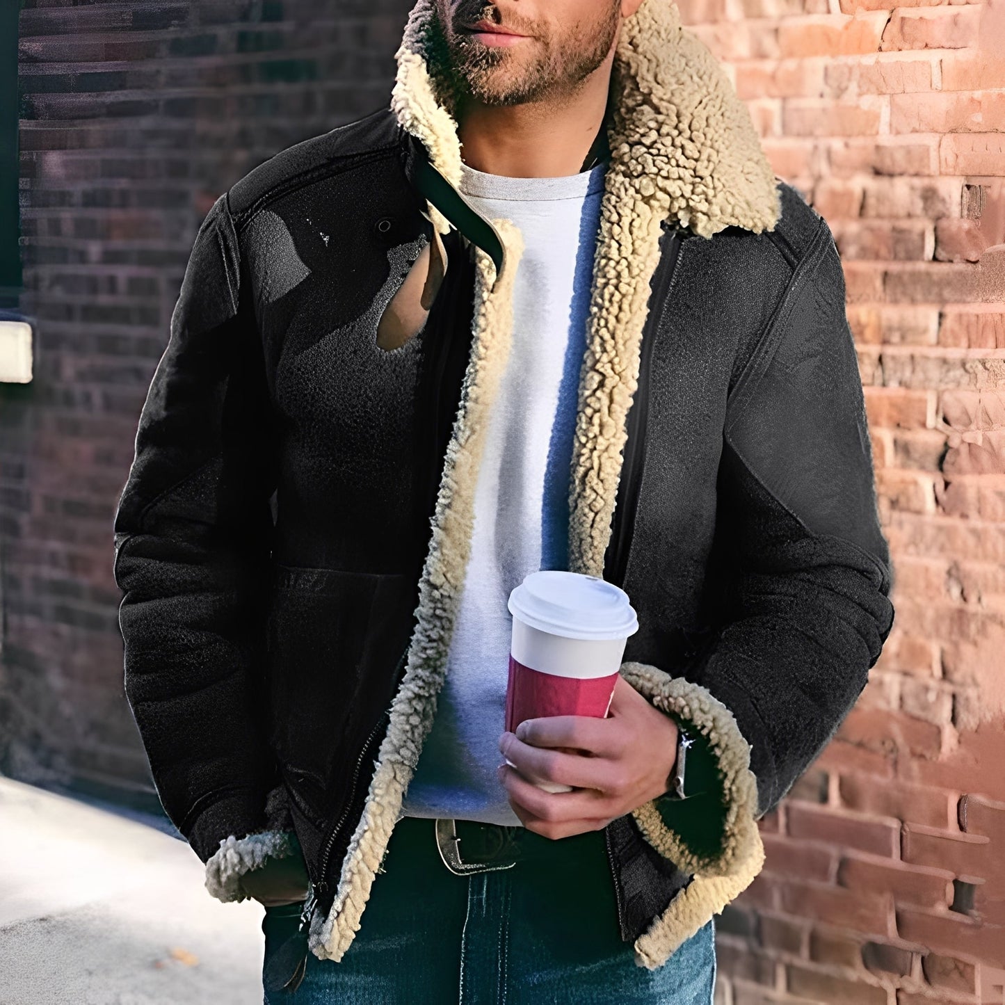 Men's Jacket Modern Wide Lapel