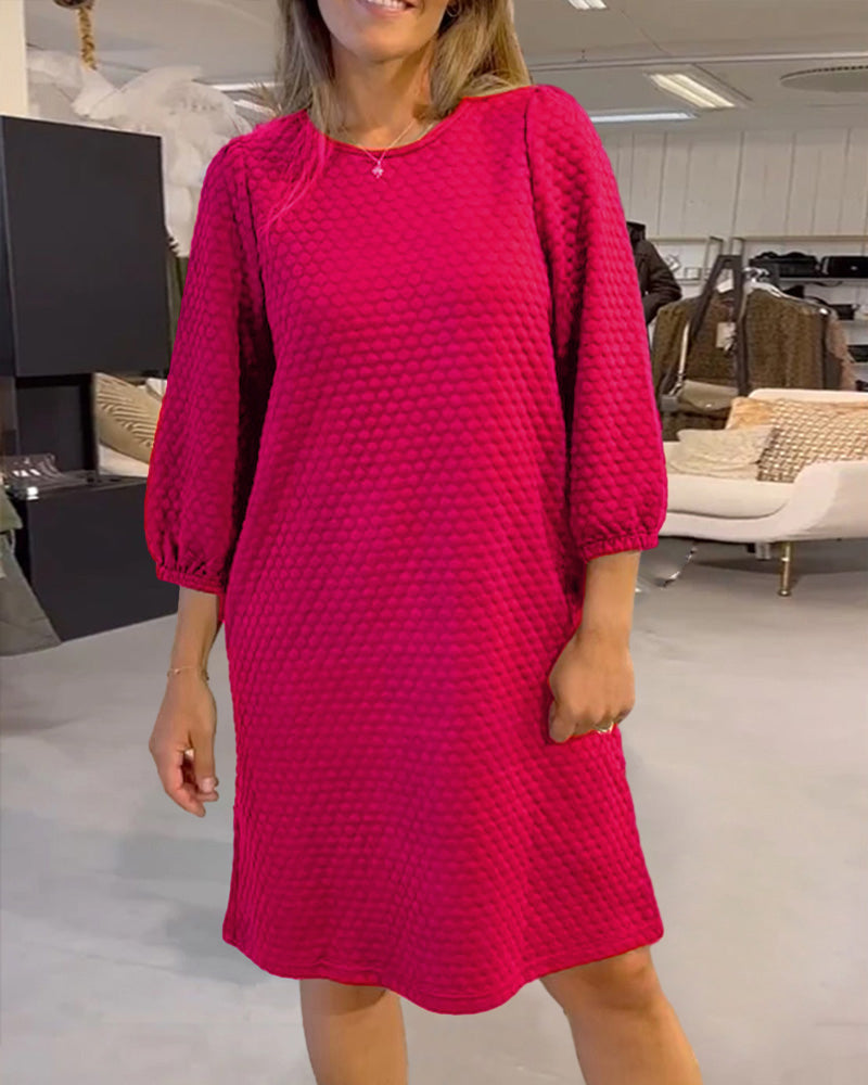 Elegant Women's Dress Solid Color Classic