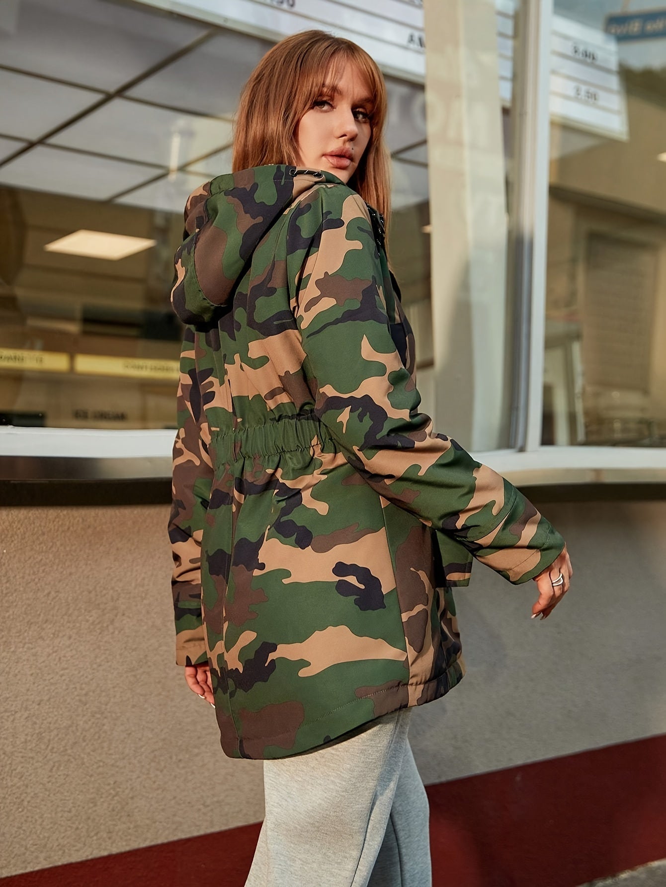 Women's Winter Fleece Hooded Warm Dress
