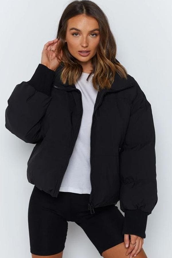 Winter Puffer Jacket Oversized Warm