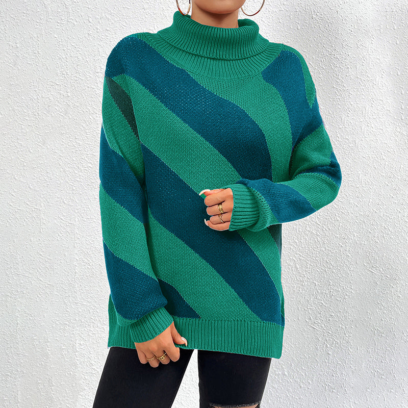Striped Dress | Casual Knit Pullover for Women