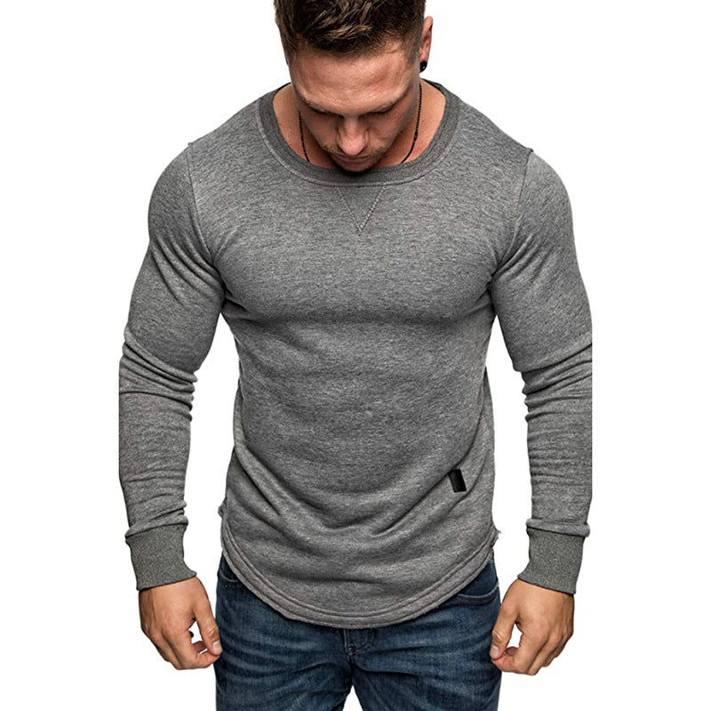 Men's Long-Sleeve Shirt Sporty Textured Modern