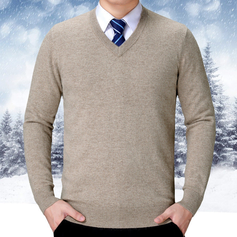 Men's Knitted Sweater Soft Cotton Comfortable