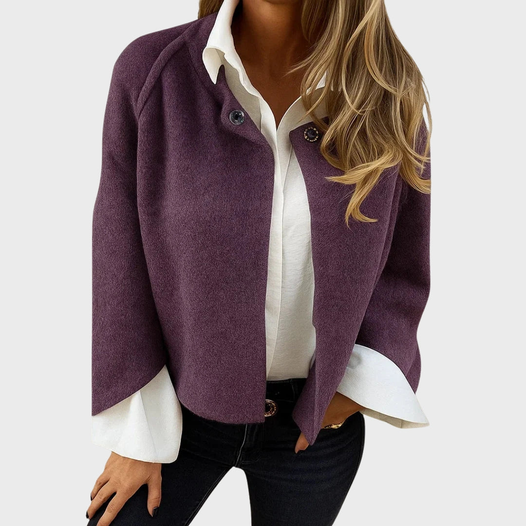 Elegant Short Coat for Women, Warm