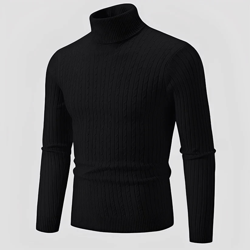 Stylish Rollkragen Pullover Herren Fashion