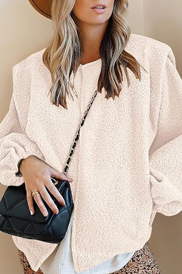 Elegante Samtjacke Lockere Fit