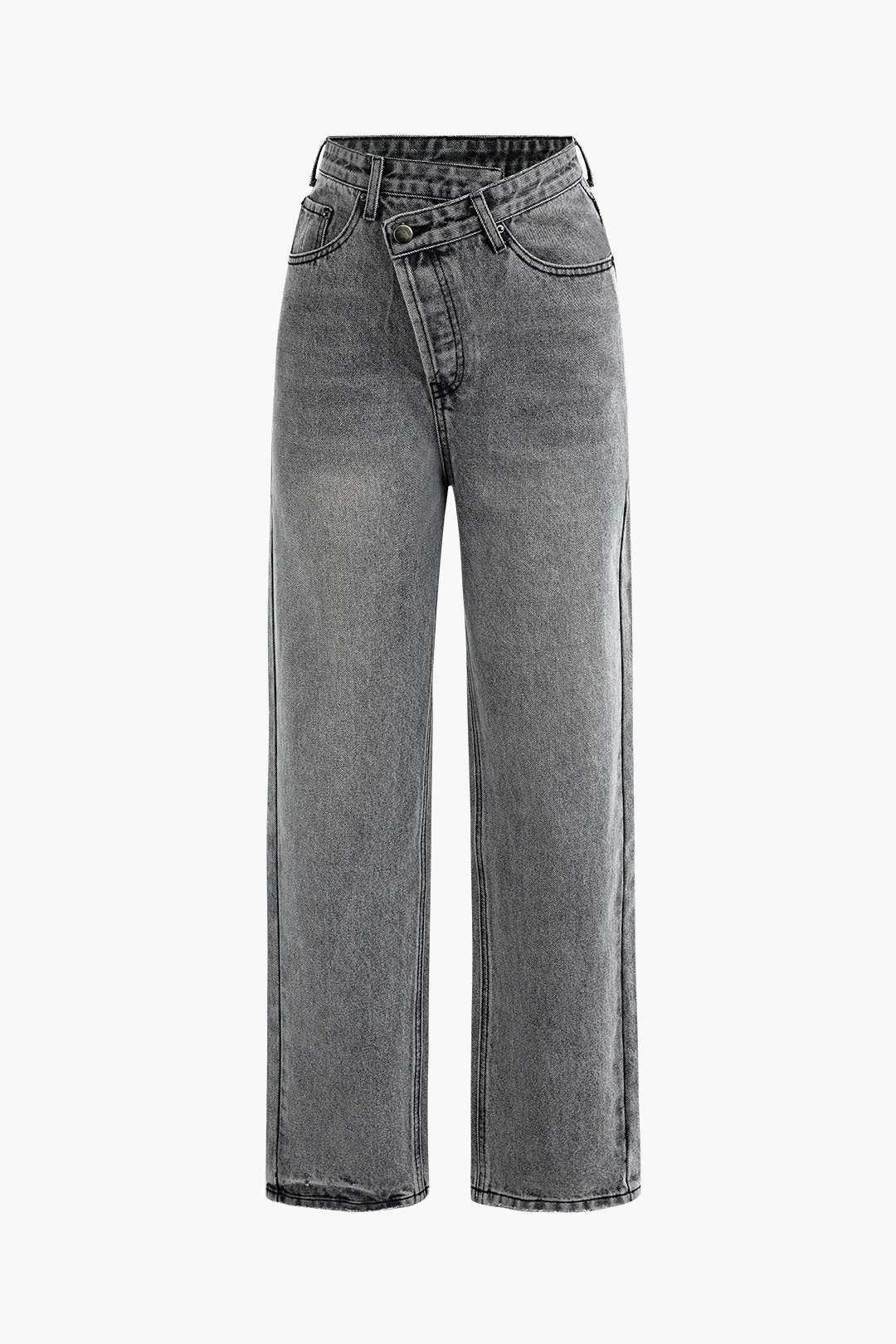 Women's Jeans High-Quality Cut Asymmetrical Modern