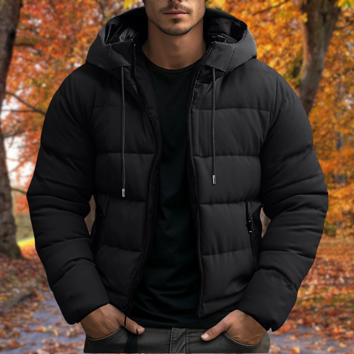 Men's Waterproof Insulated Winter Jacket