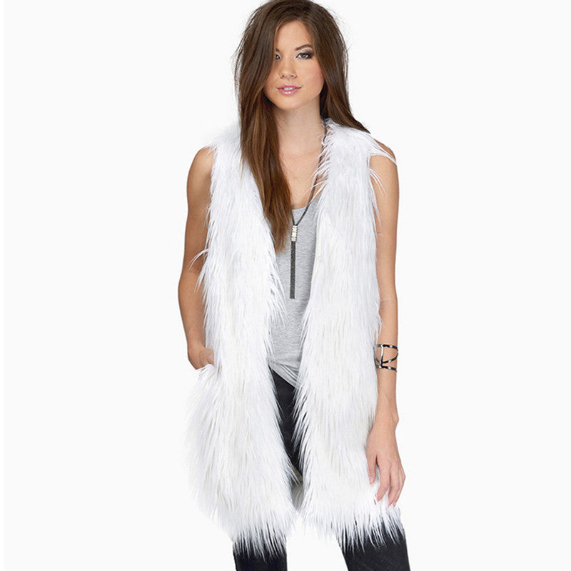 Women's Vest with Pockets and Casual Design