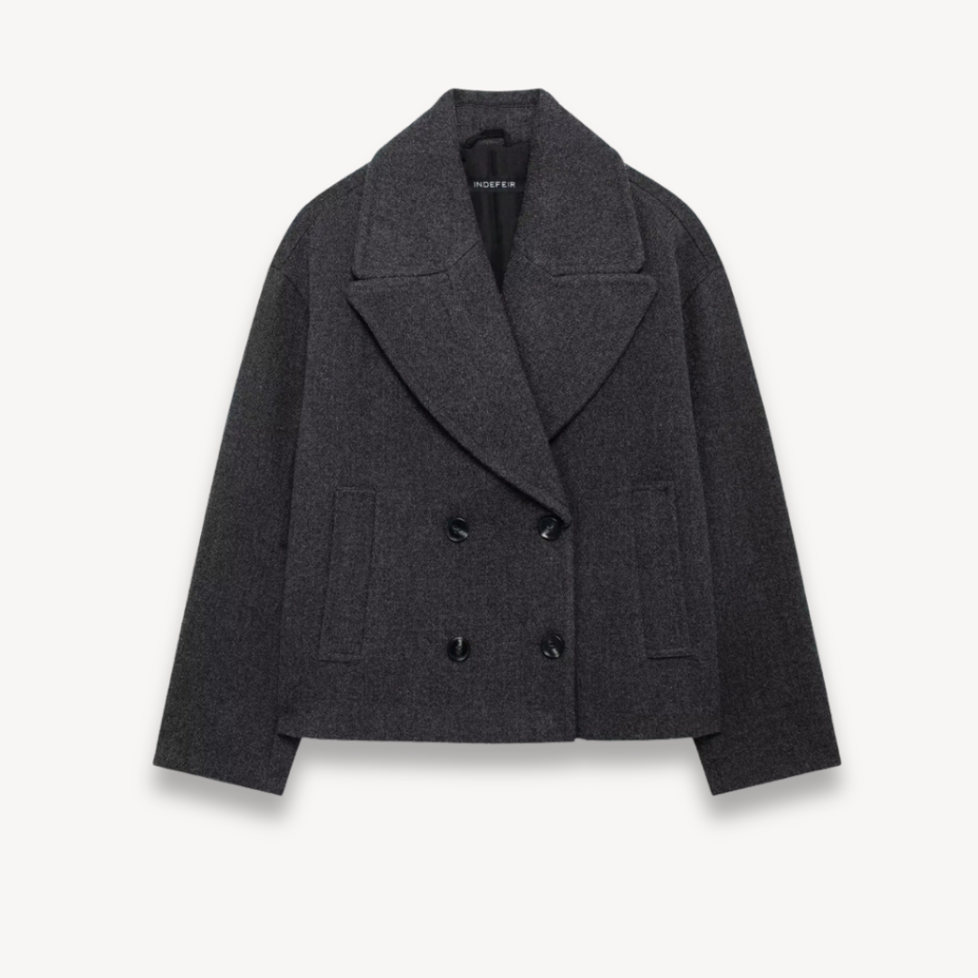 Stylish Women's Coat Peacoat Modern
