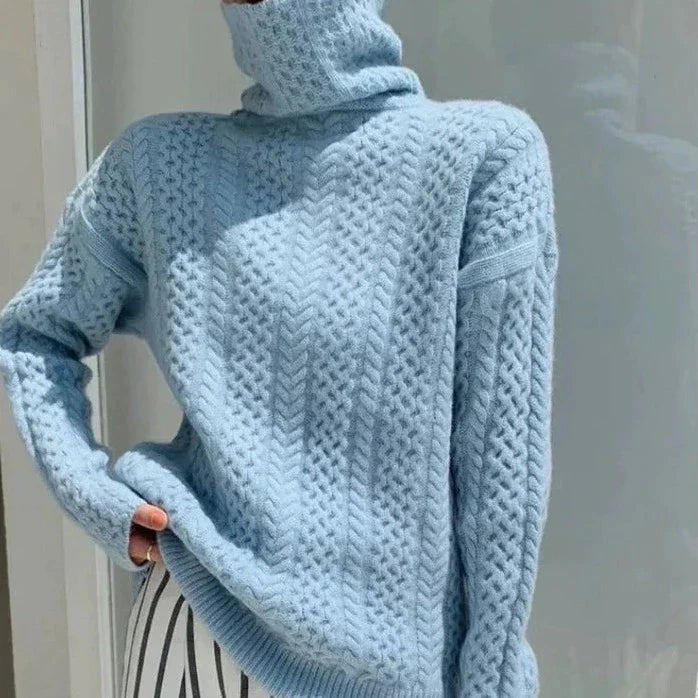 Luxury Turtleneck Sweater Cashmere Quality