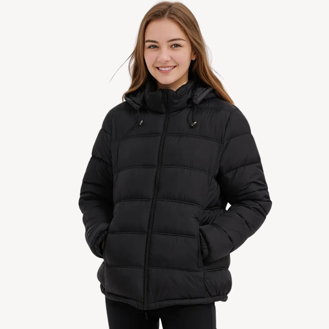 Damen Wintermantel Kapuzen-Parka - IdealeKleiden