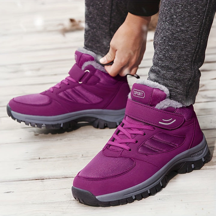 Women's Warm Fleece Insulated Hiking Boots