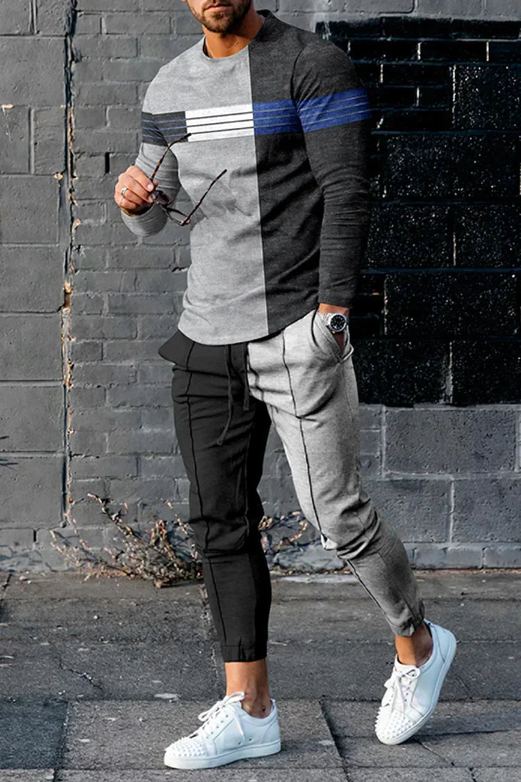 Stylisches Herren Tracksuit Italienischer Stil - IdealeKleiden