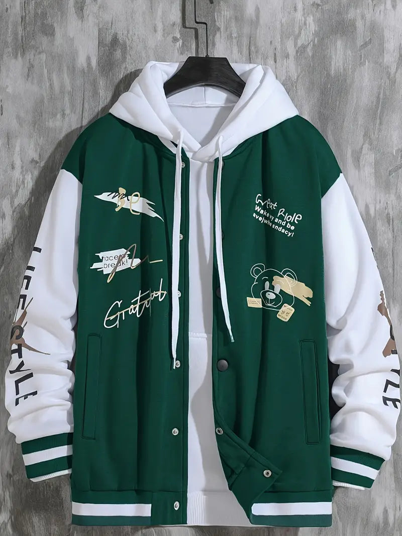 Men's Casual Sports Baseball Jacket