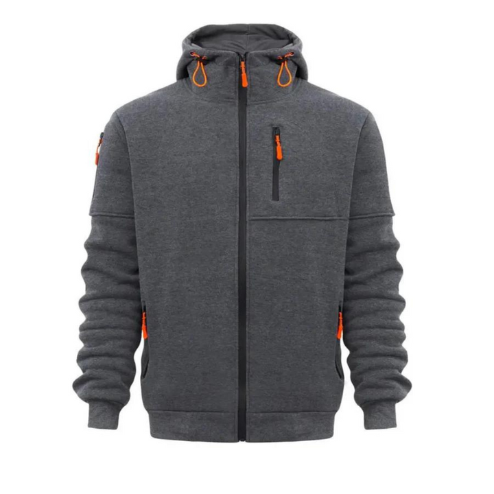 Men's Casual Zip-Up Hoodie