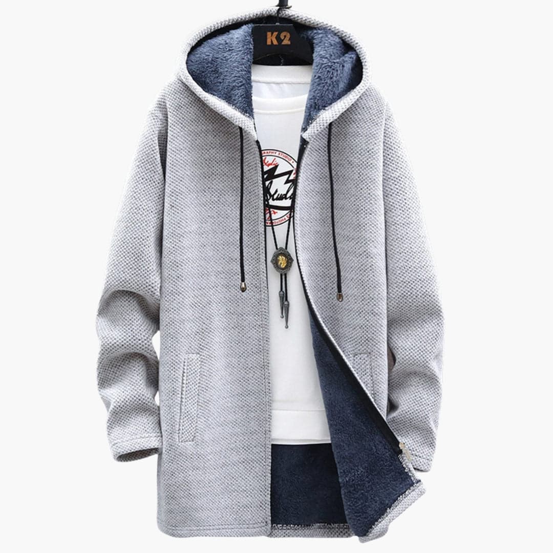 Long Fleece Jacket Women Hood Soft Comfortable