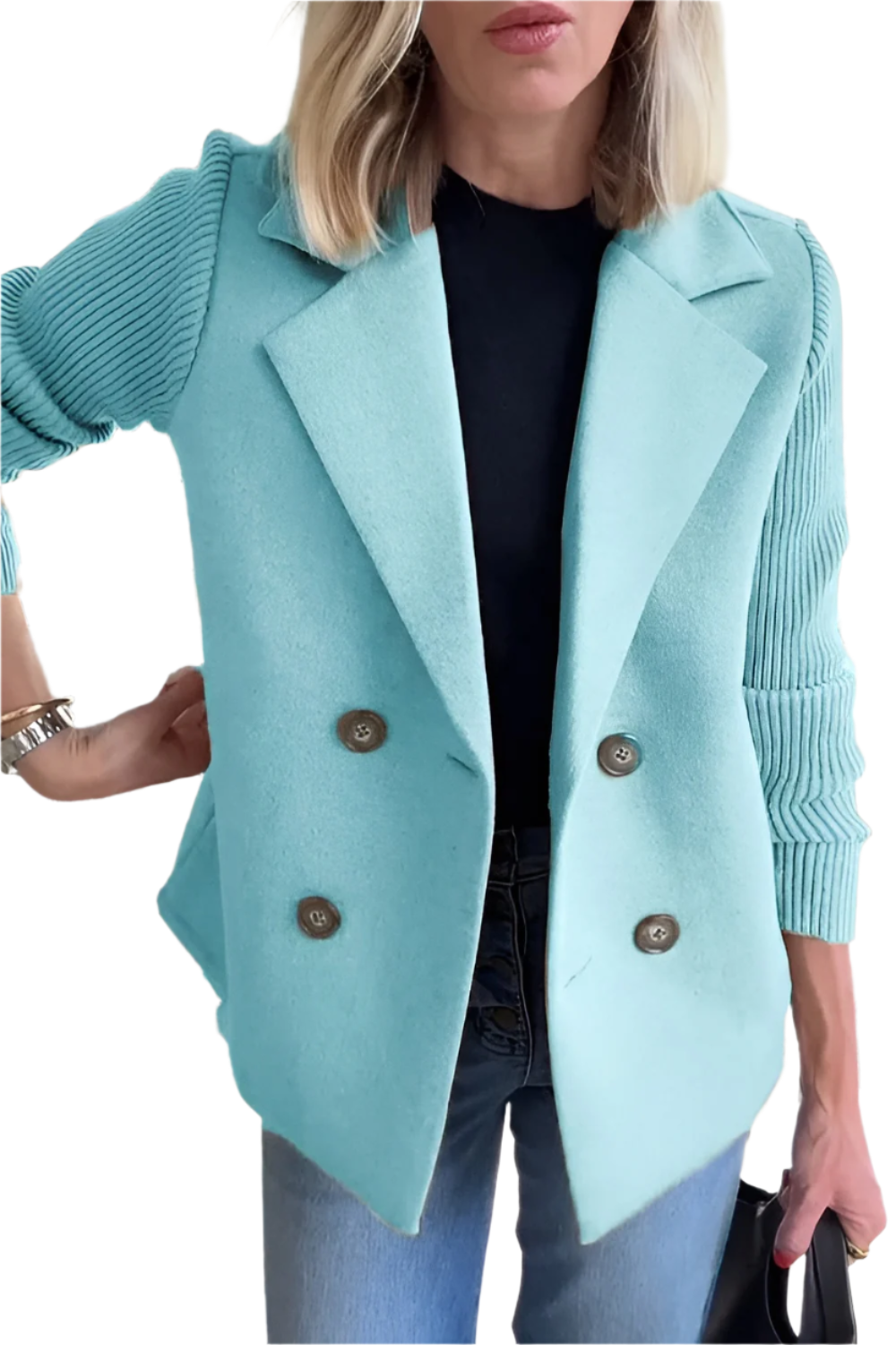 Women's Blazer Vegan Wool Elegant