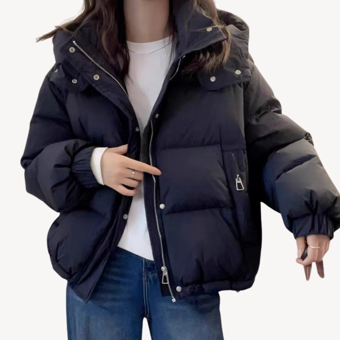 Oversized Women's Puffer Jacket Warm and Elegant