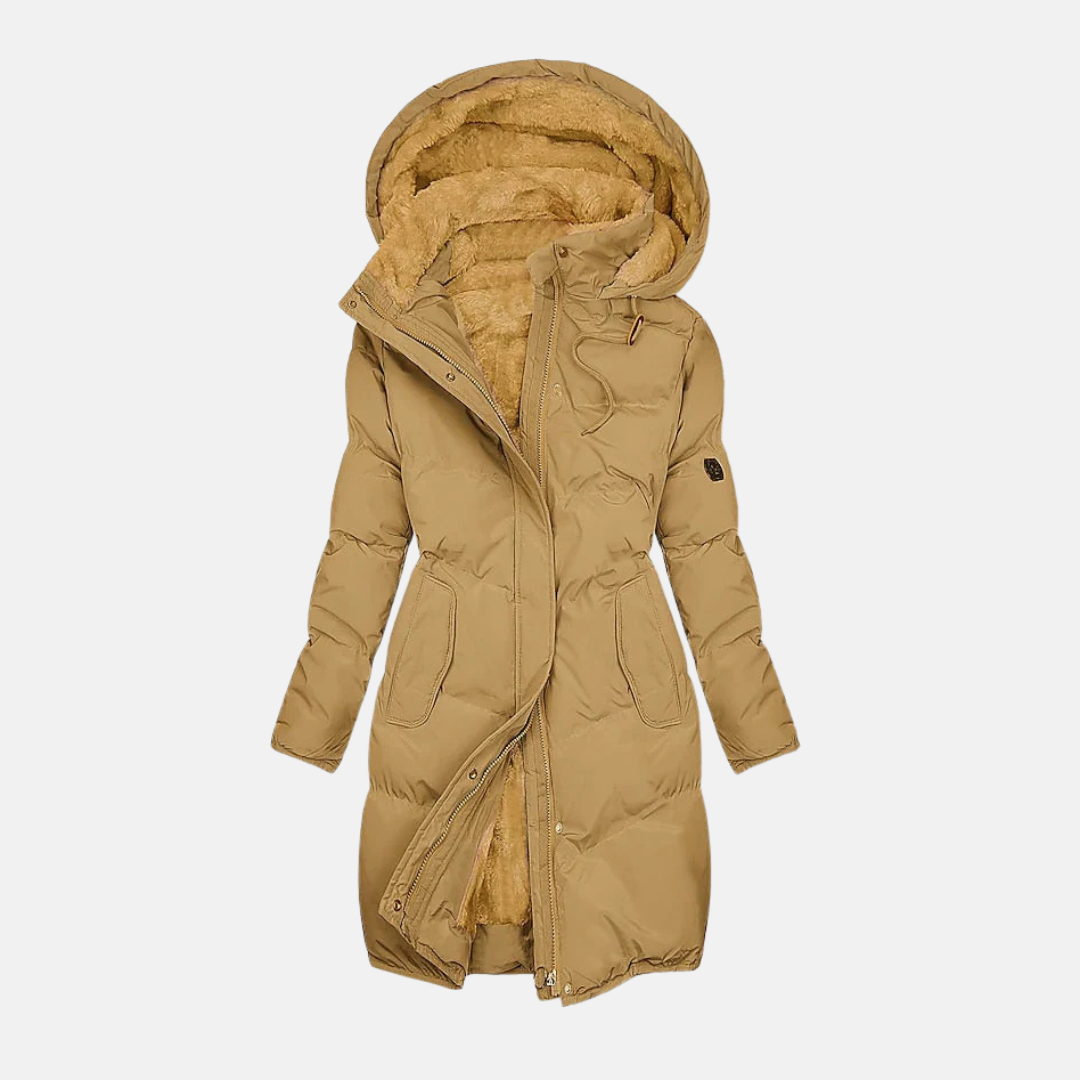 Winter Coat Insulated Padded Adjustable Hood