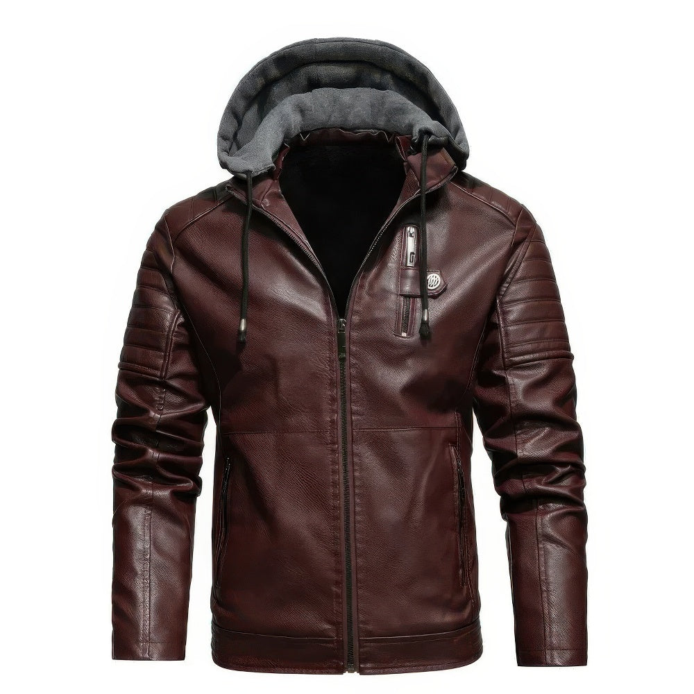 Men's Winter Jacket Hooded Warm Luxury