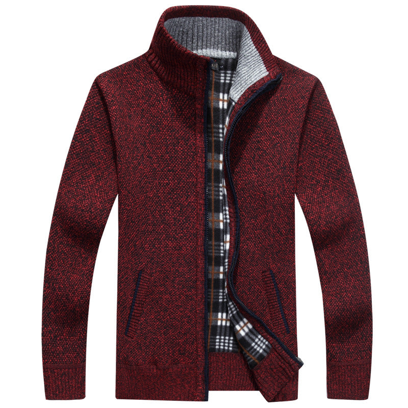 Men's Full-Zip Cardigan Modern Style