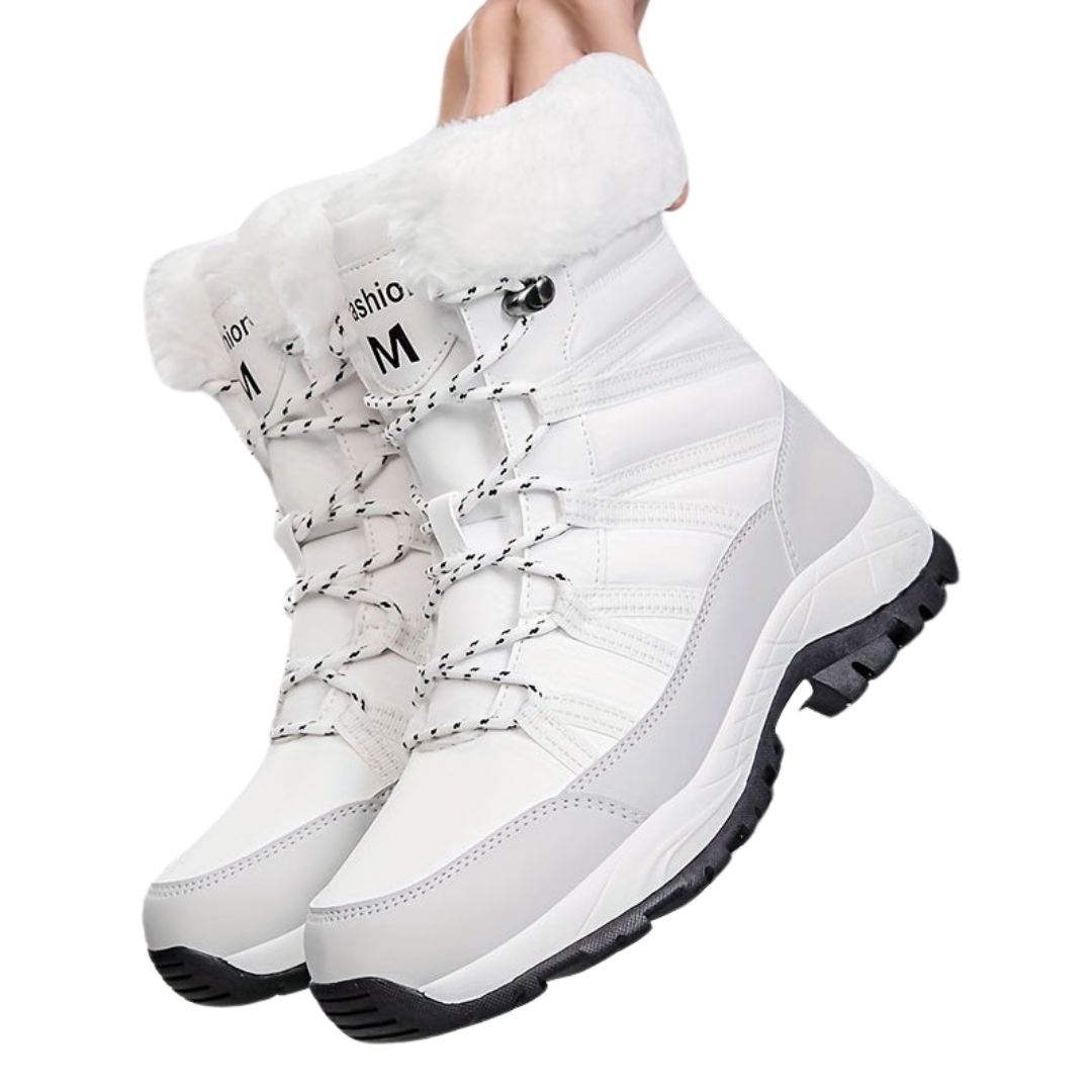 Women's Winter Boots High Shaft Warm Cleated Sole