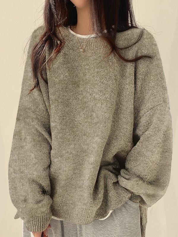 Comfortable Casual Style Pullover