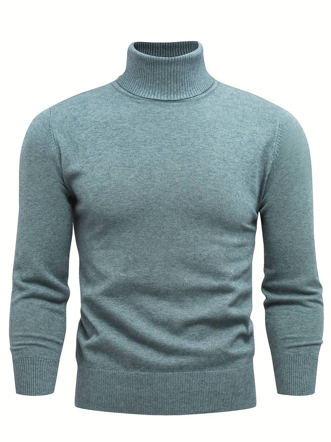 Men's Turtleneck Sweater Modern Versatile